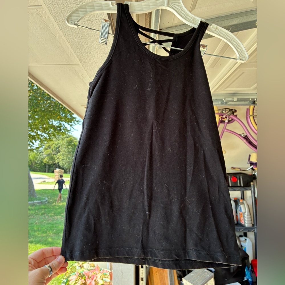 Old Navy Black Fitted Tank Top